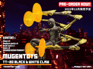 (Pre-order 預訂) MUGENTOYS  1/12 TT20 BLACK GOLD CLAW / TT21 INTEGRATED CLAW